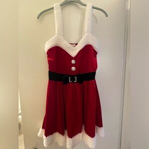Red Velvet Santa Dress
